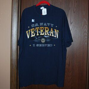 NWT U.S. Navy Veteran T-shirt - XXL